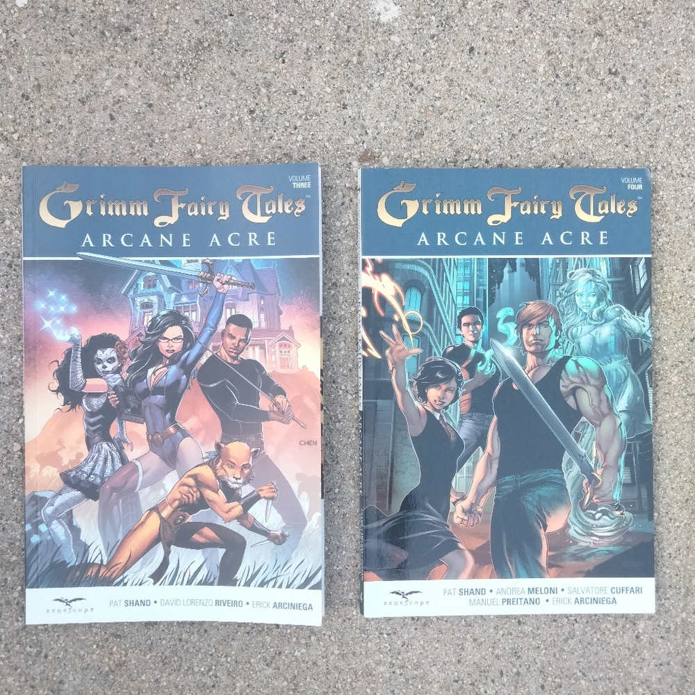 Grimm Fairy Tales Arcane Acre Comic Set - Volume 3 & Volume 4